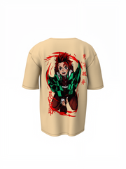 Tanijro Kamado Oversized T-Shirts