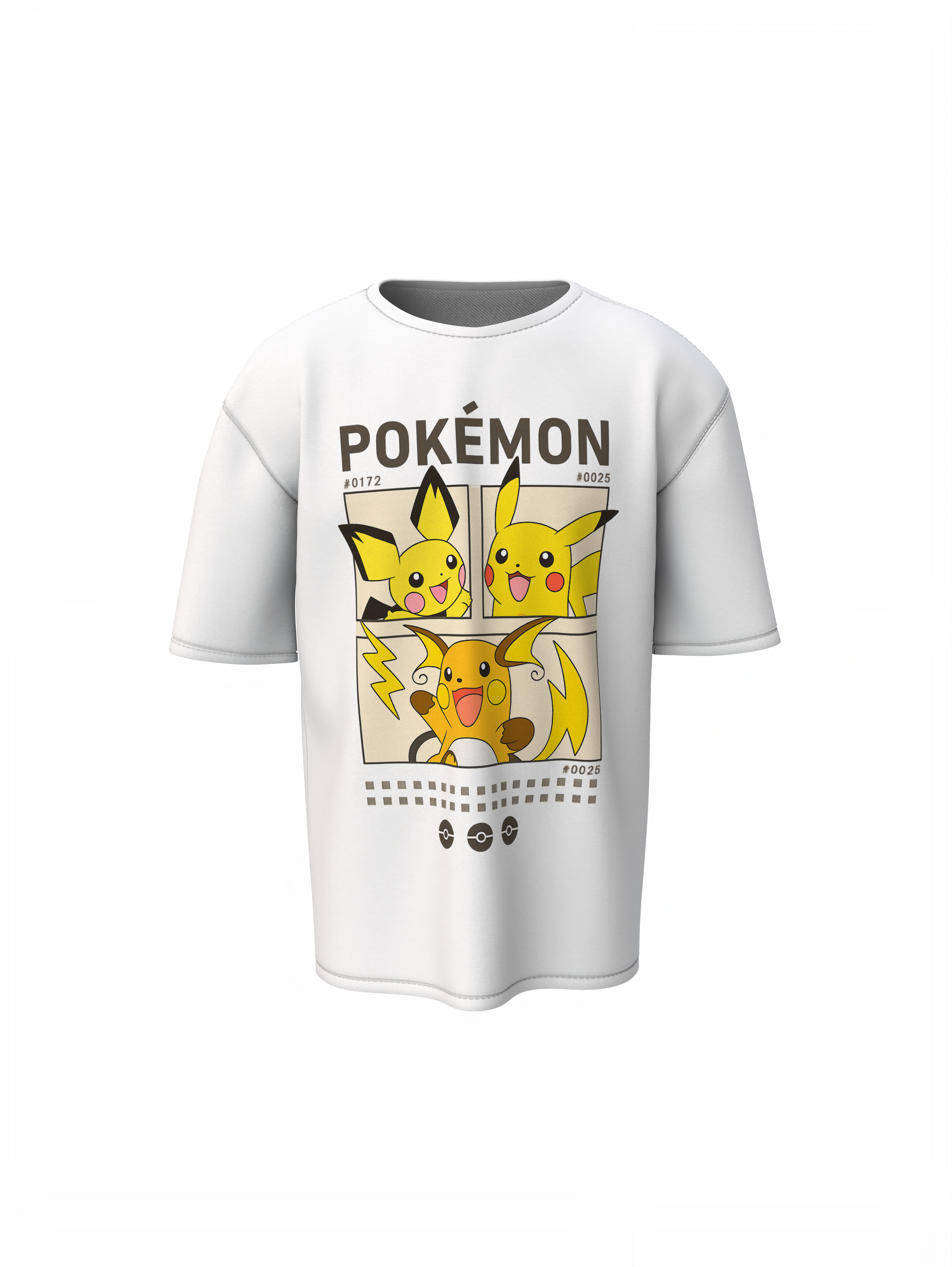 Pokemon 25 Oversized T-Shirts