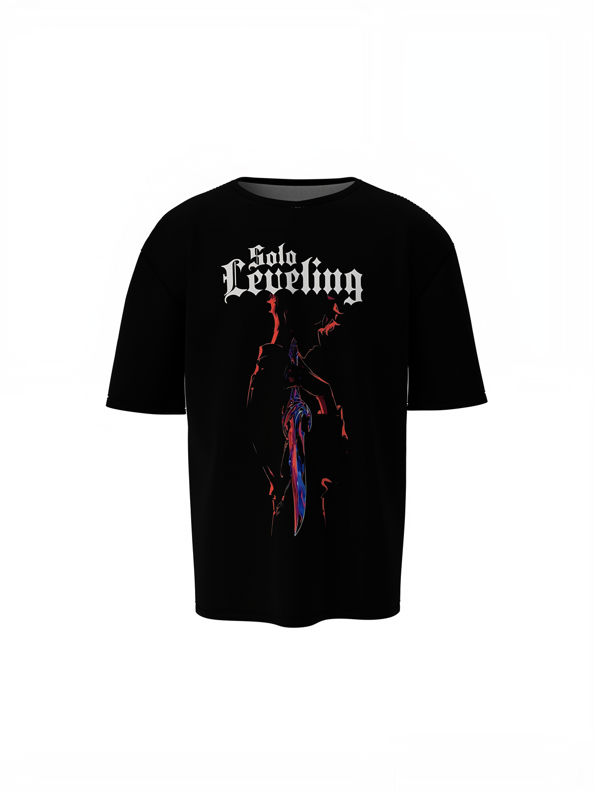 Solo Leveling Shadow Oversized T-Shirts