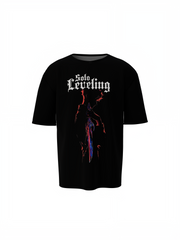 Solo Leveling Shadow Oversized T-Shirts