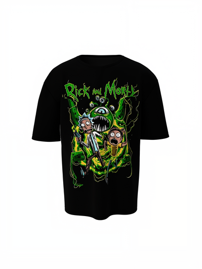 Green Monster Oversized T-Shirts Trendy Streetwear Style
