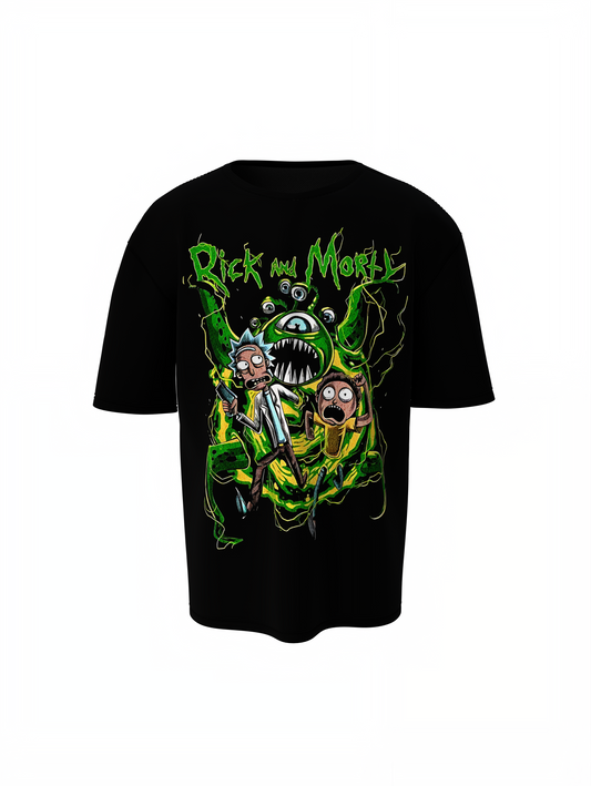 Green Monster Oversized T-Shirts Trendy Streetwear Style