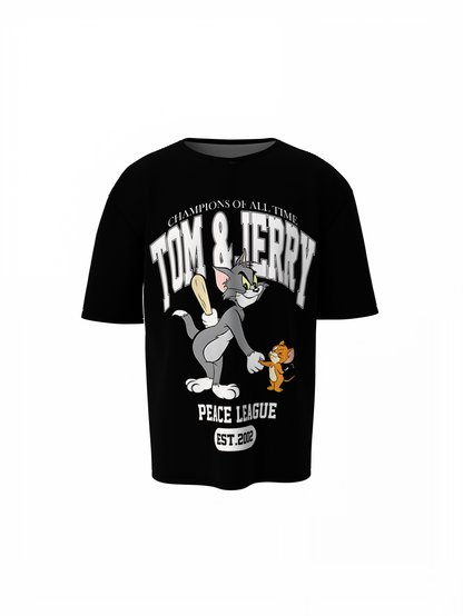 Peace League Oversized T-Shirt, Premium Streetwear Style