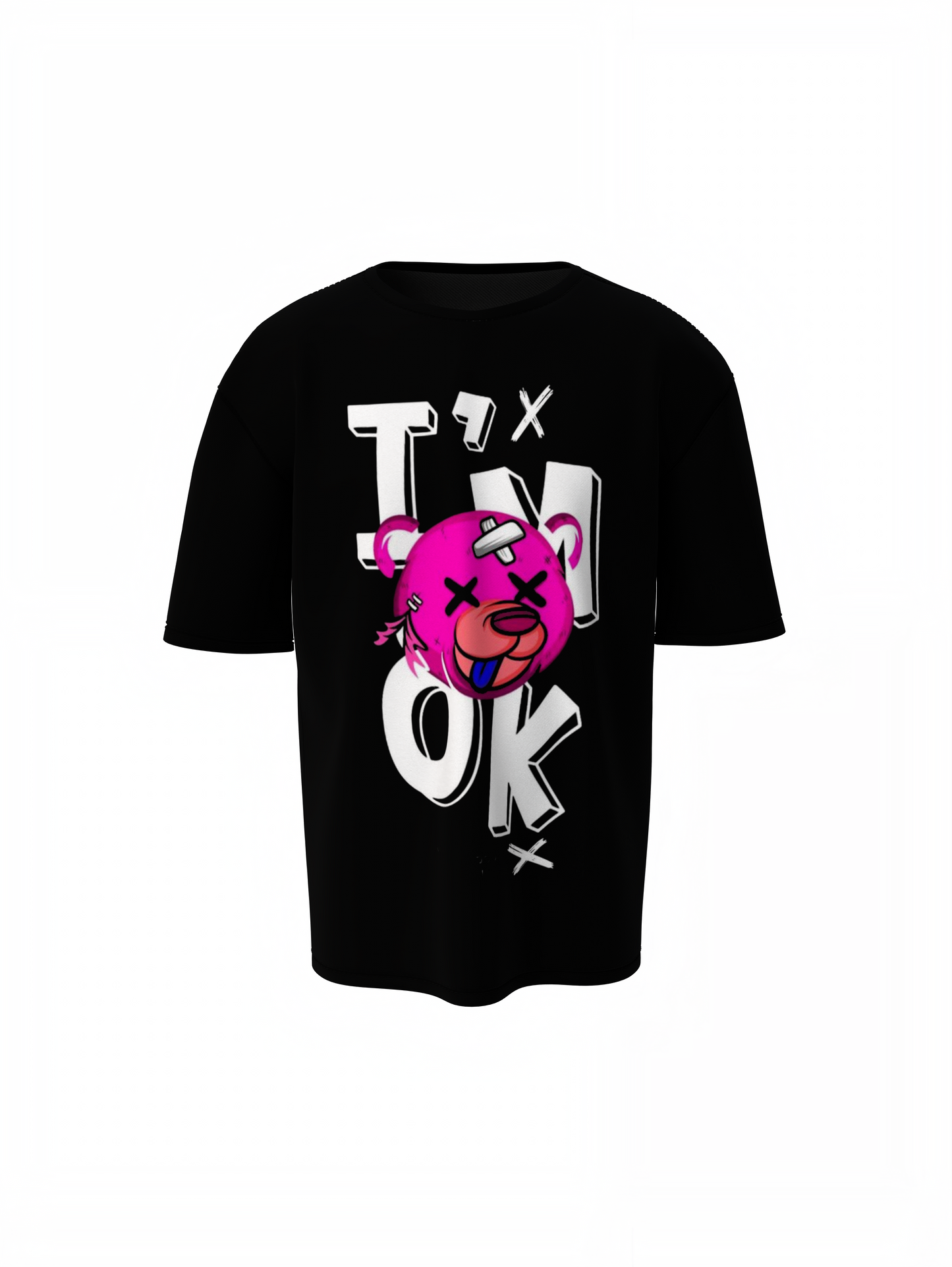 I’m Ok Oversized T-Shirts – Minimal Emotional Streetwear