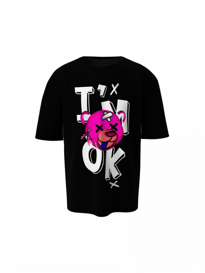 I’m Ok Oversized T-Shirts – Minimal Emotional Streetwear
