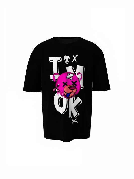 I’m Ok Oversized T-Shirts – Minimal Emotional Streetwear