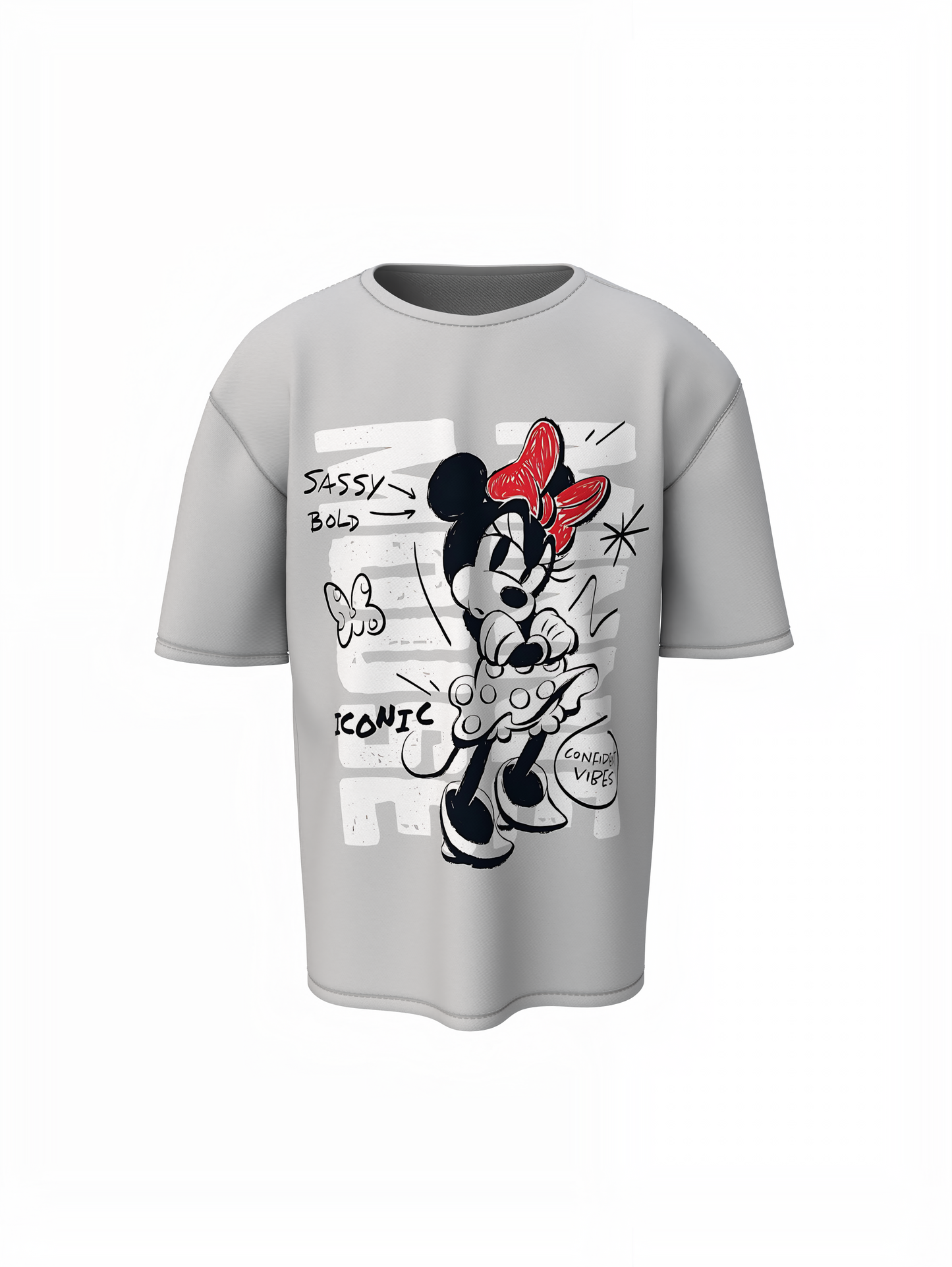 Minnie  Mouse Oversized T-Shirts