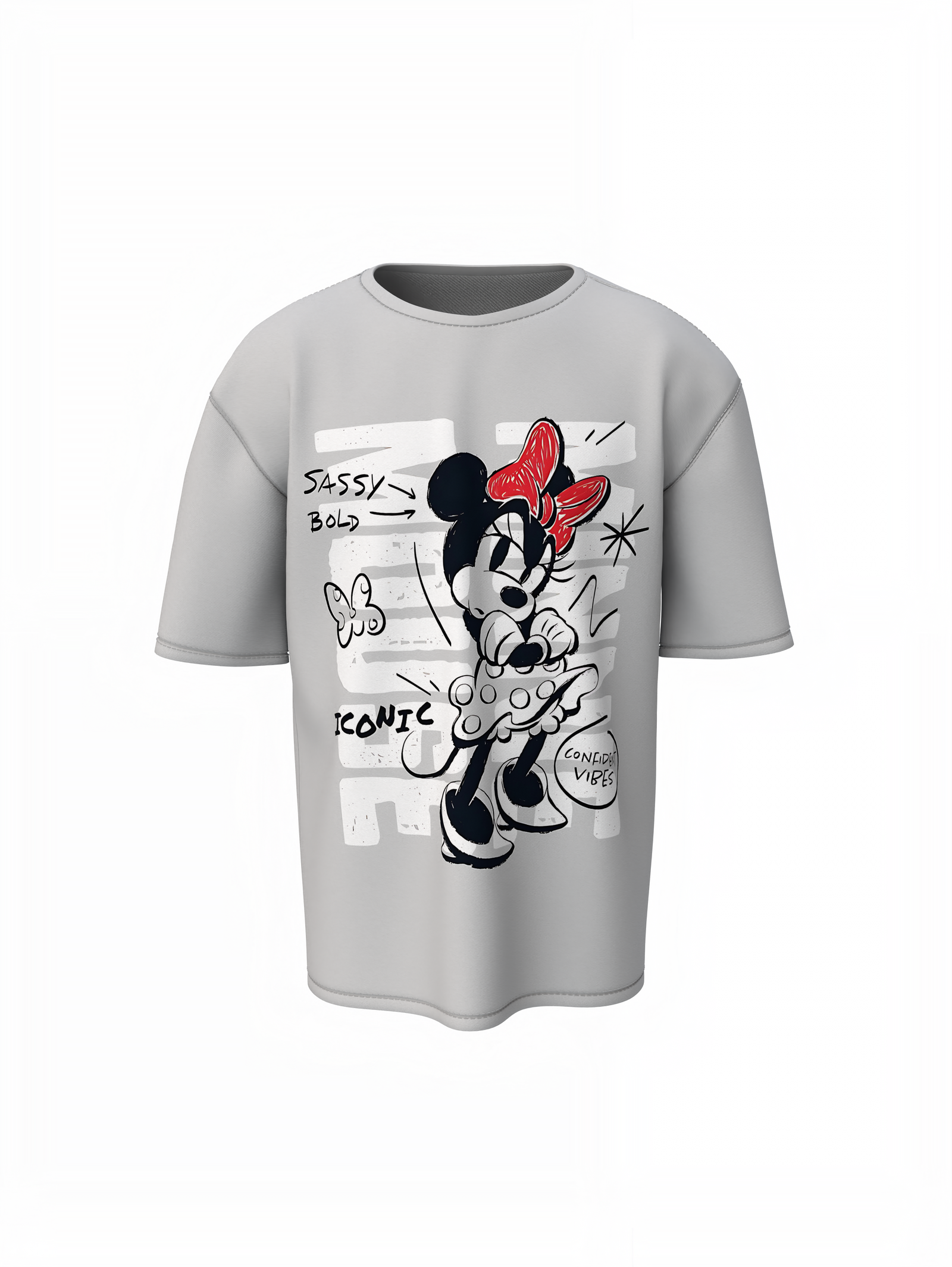 Minnie  Mouse Oversized T-Shirts