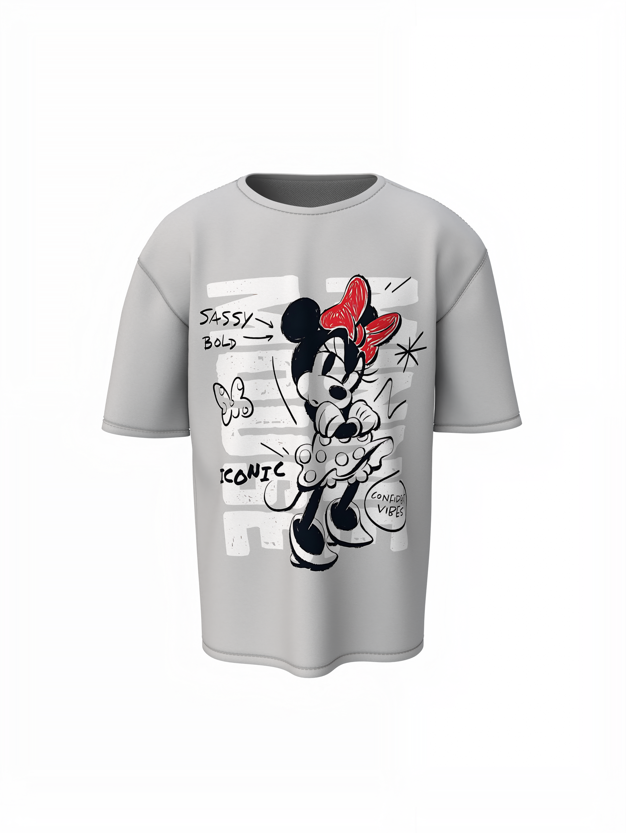 Minnie  Mouse Oversized T-Shirts