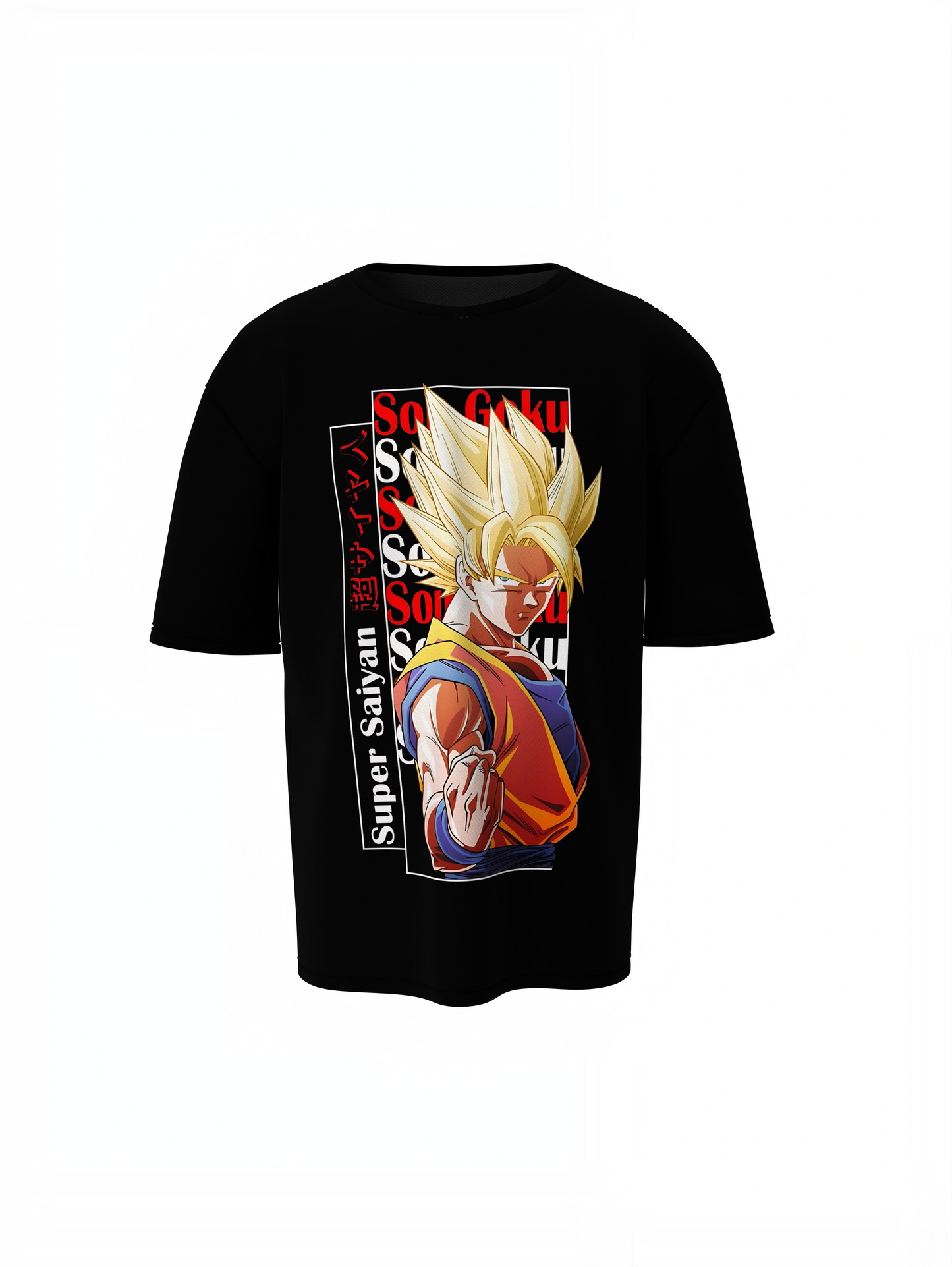 Dragon Ball Z Oversized T-Shirt  Iconic Anime T-Shirt  for Fans