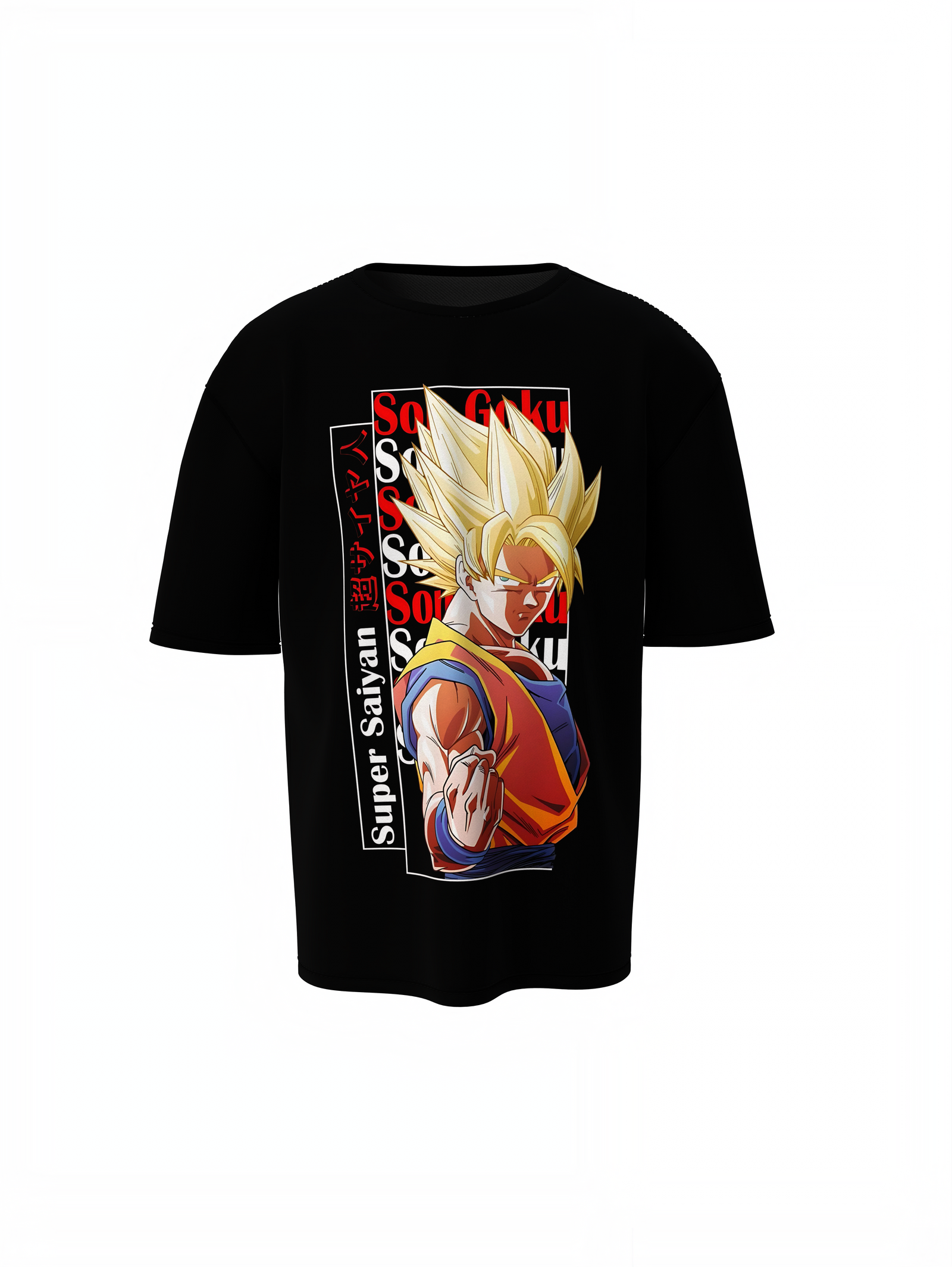 Dragon Ball Z Oversized T-Shirt  Iconic Anime T-Shirt  for Fans