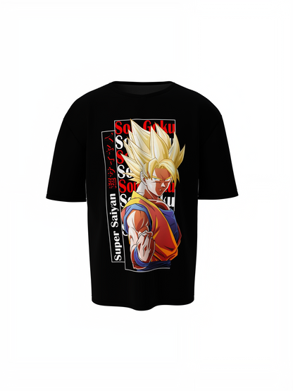 Dragon Ball Z Oversized T-Shirt  Iconic Anime T-Shirt  for Fans