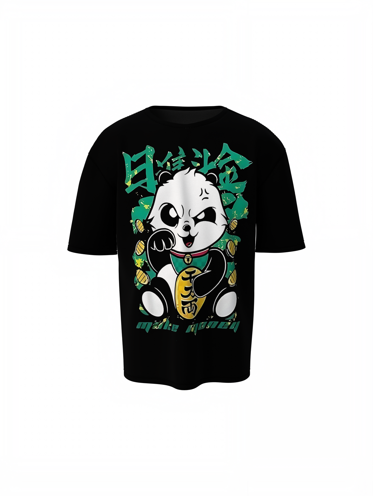Cozy Panda Oversized T-Shirt Soft & Comfortable Streetwear
