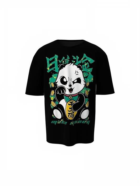 Cozy Panda Oversized T-Shirt Soft & Comfortable Streetwear