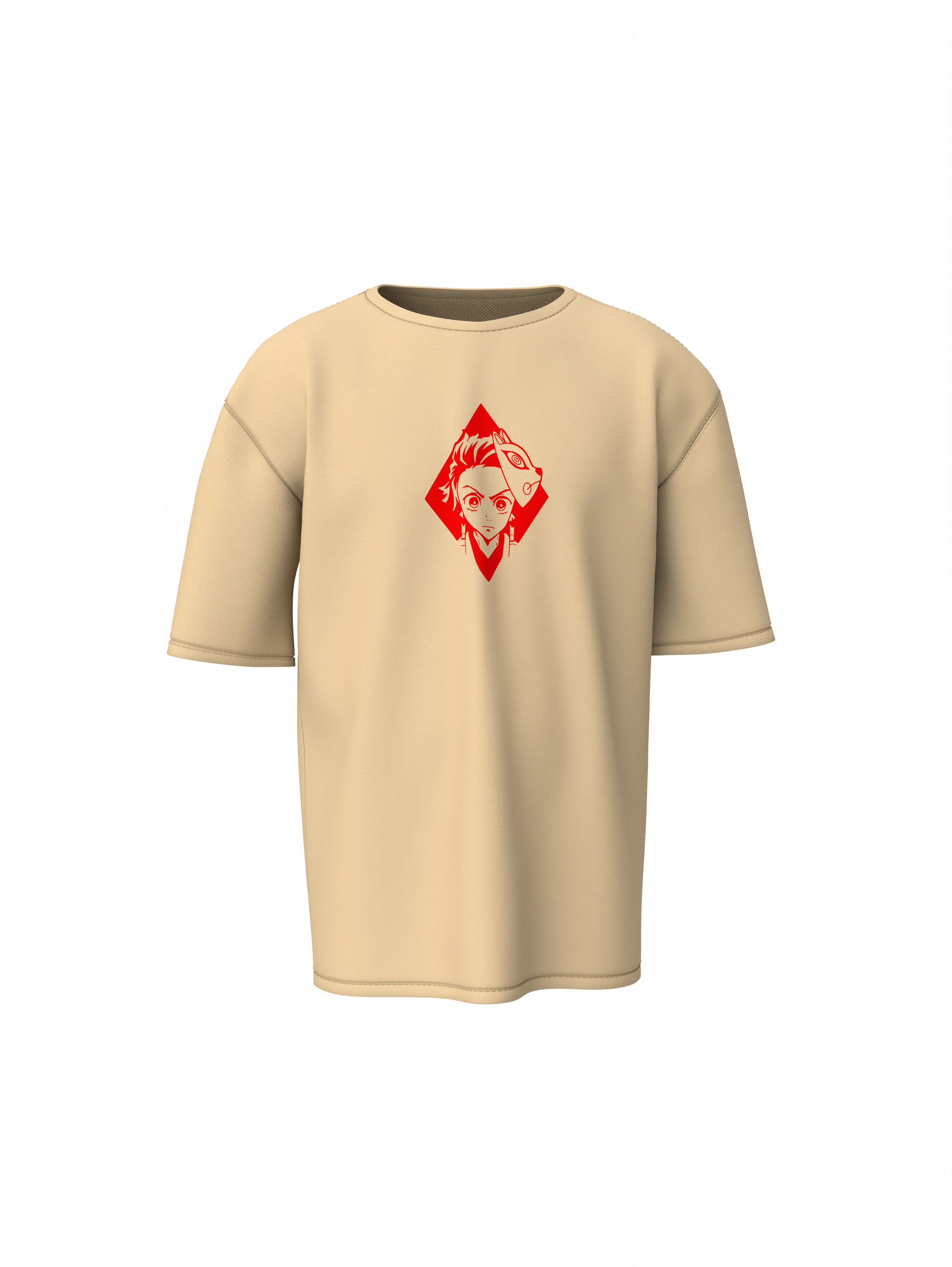 Tanijro Kamado Oversized T-Shirts