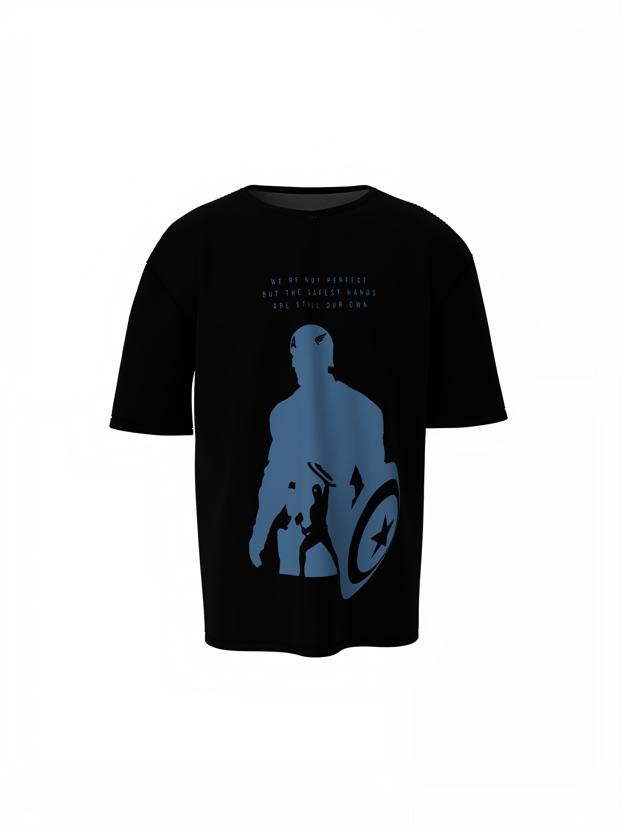 Safest Hands Oversized T-Shirts