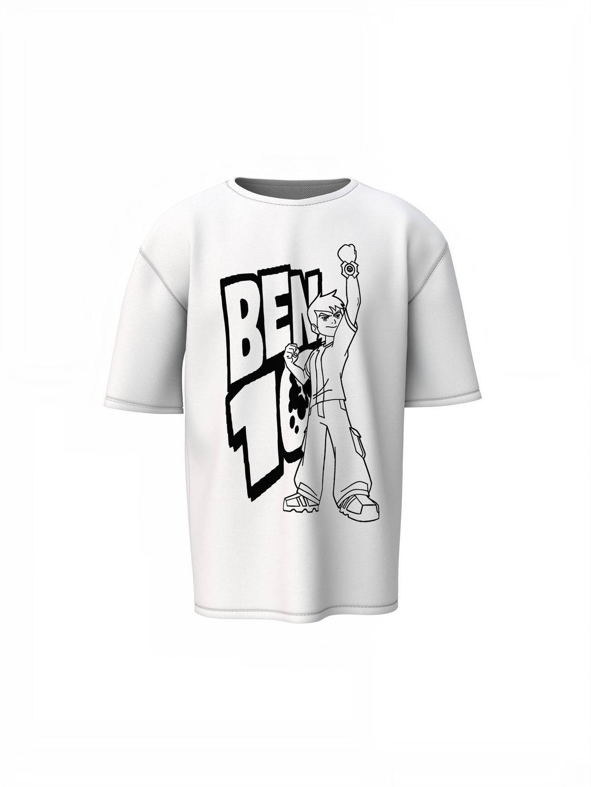 Ben 10 Superhero Oversized T-Shirts