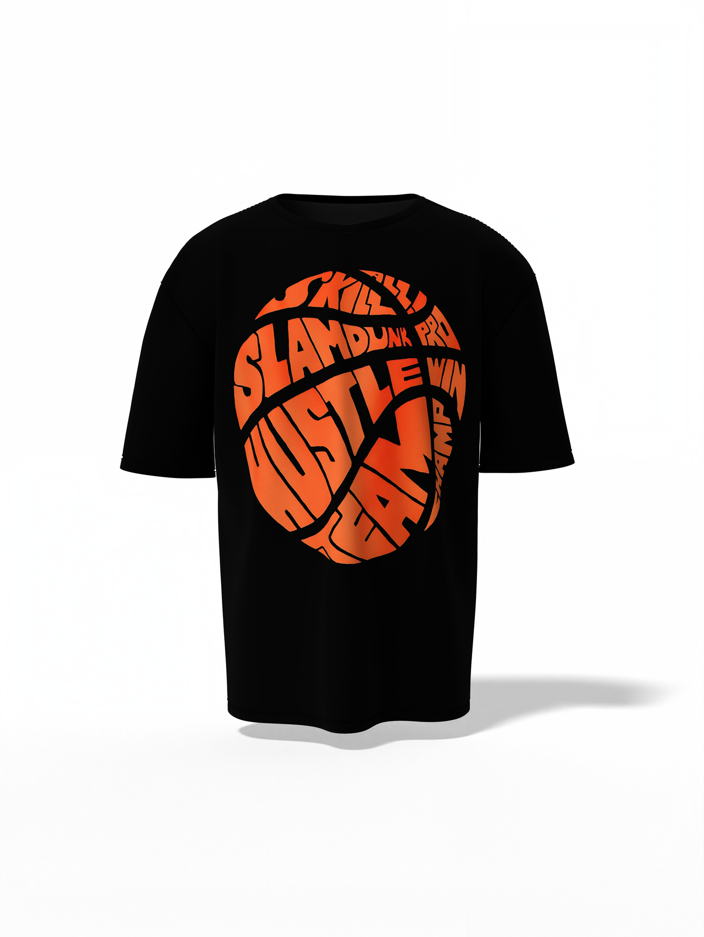 Hustle Team Oversized T-Shirt – Streetwear for Game Changers