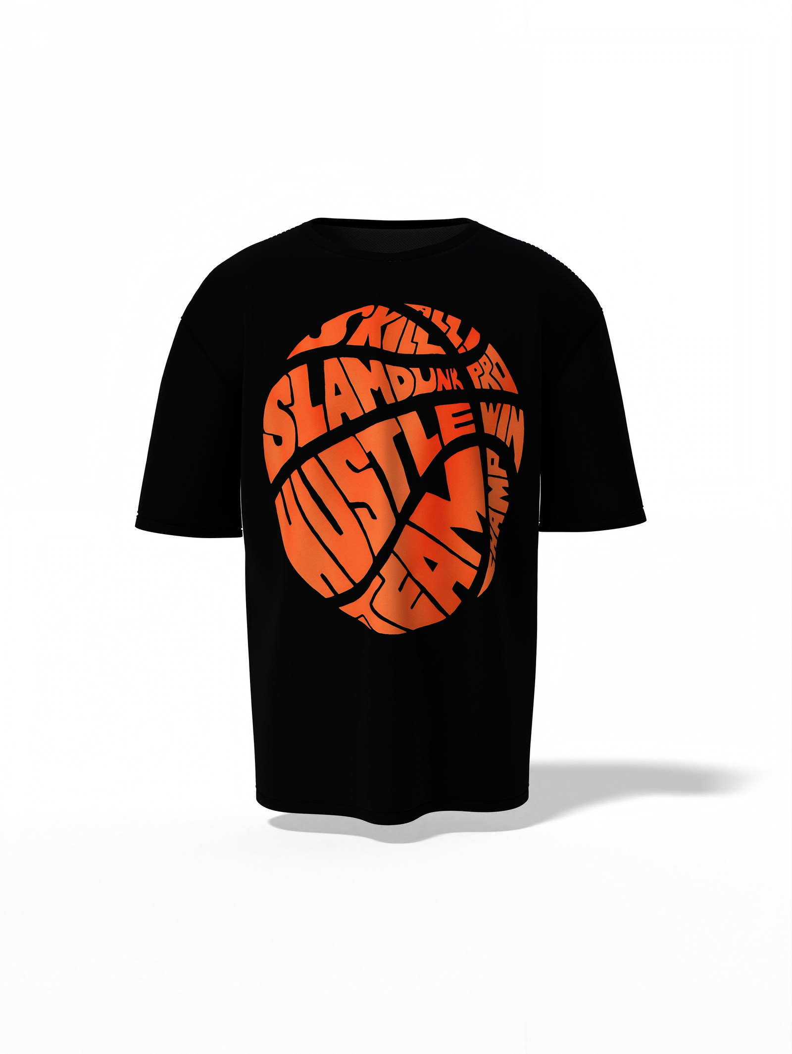 Hustle Team Oversized T-Shirt – Streetwear for Game Changers