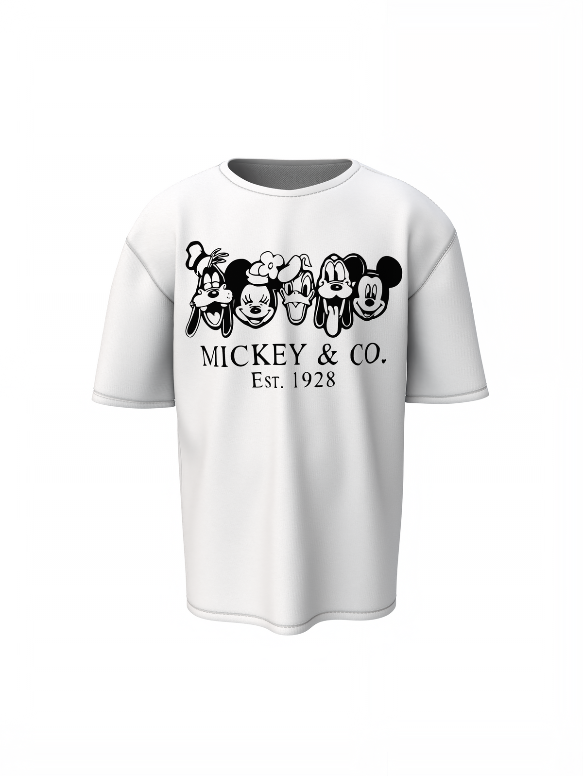 Mickey Friends Oversized T-Shirts