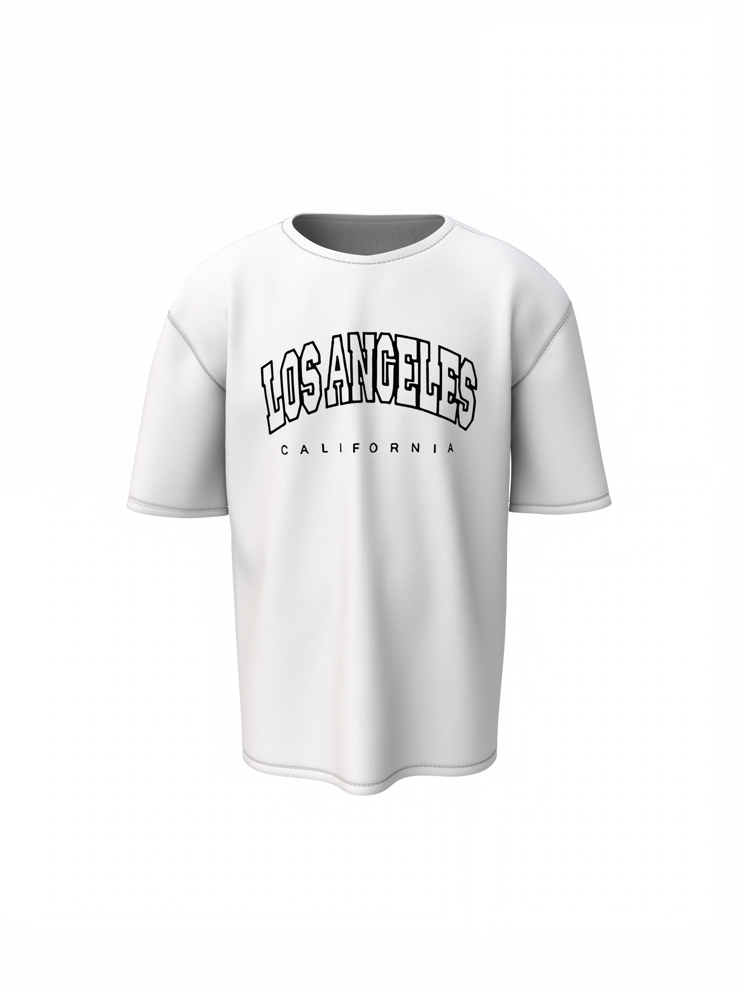 La White Oversized T-Shirts