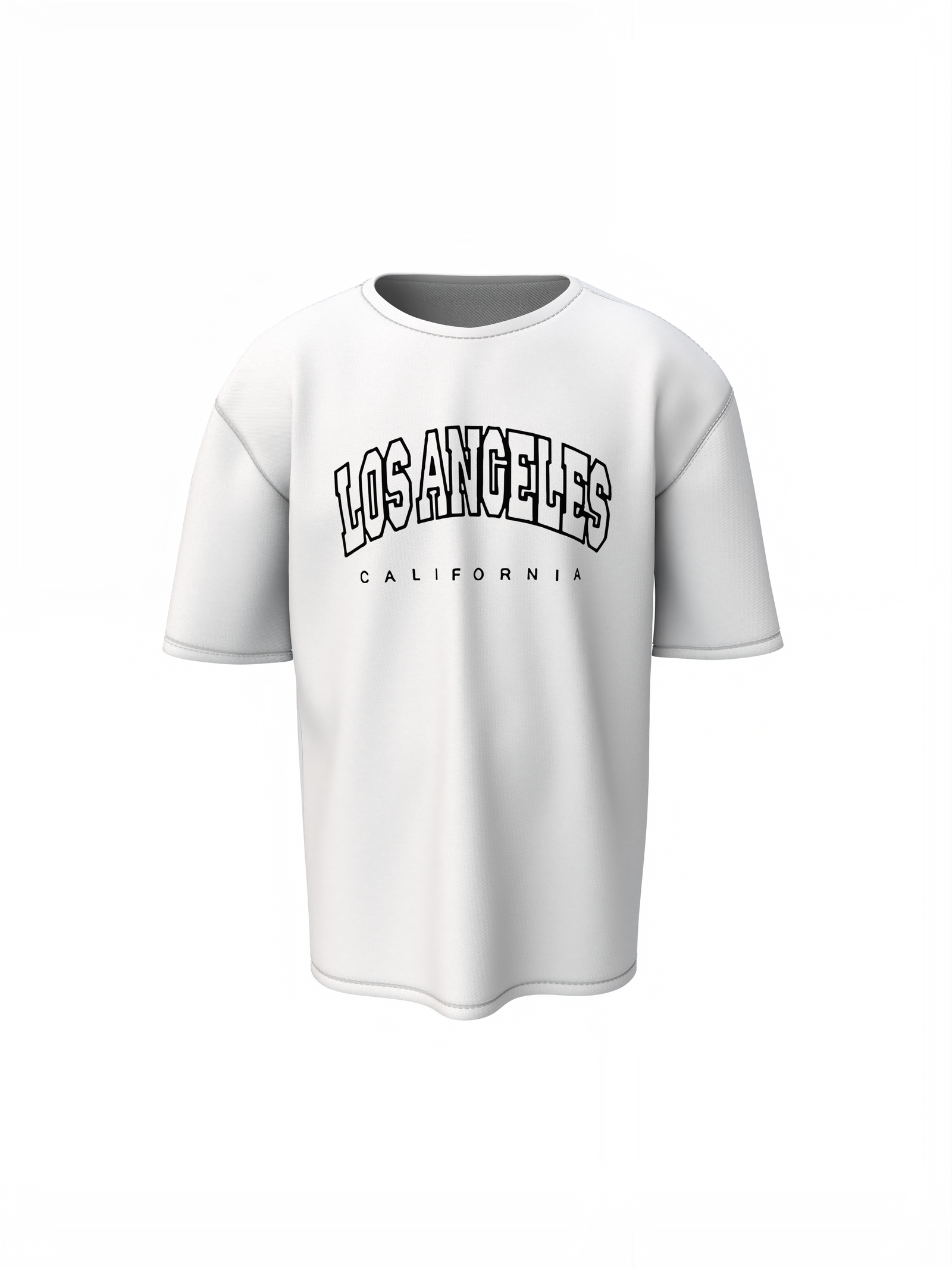 La White Oversized T-Shirts