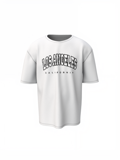 La White Oversized T-Shirts