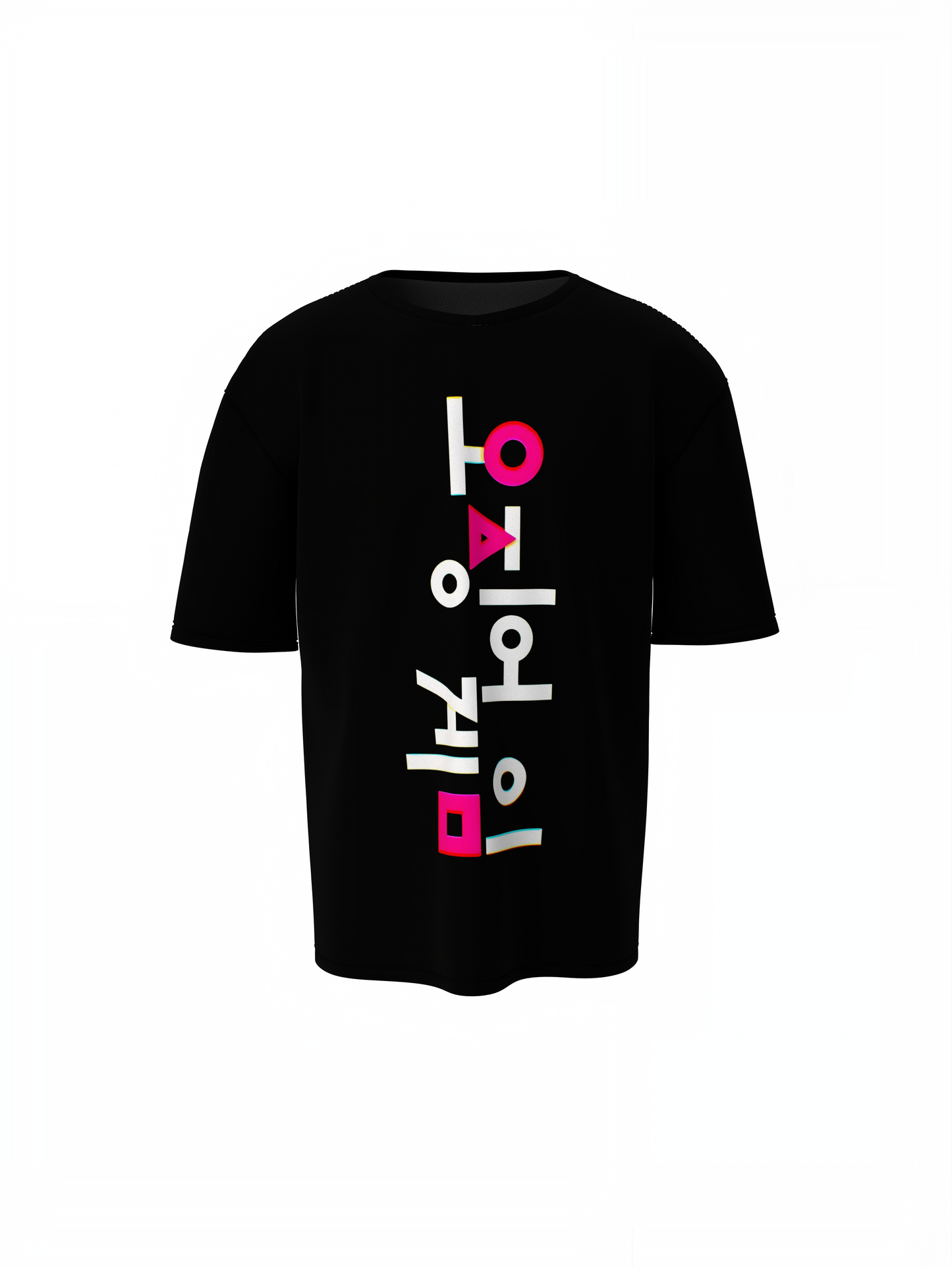 Squid Game Written Oversized T-Shirt – Bold Graphic Tees