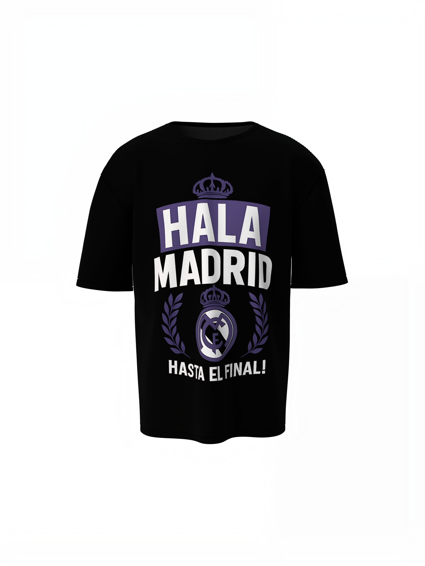 Madrid Dynasty Graphic Oversized T-Shirt – Football Fan Tee
