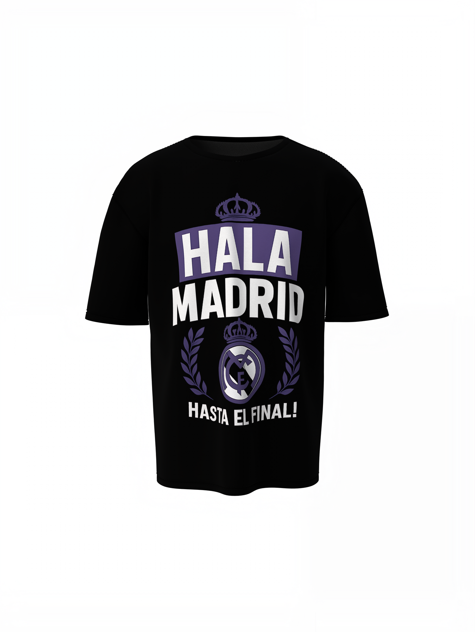 Madrid Dynasty Graphic Oversized T-Shirt – Football Fan Tee
