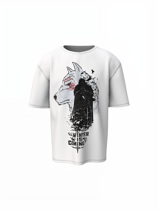 Winner Is Coming White Oversized T-Shirt for Bold Street Style