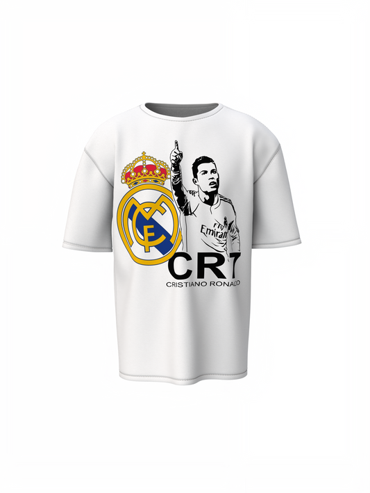 CR 07 Oversized T-Shirt Bold Graphic Streetwear Style