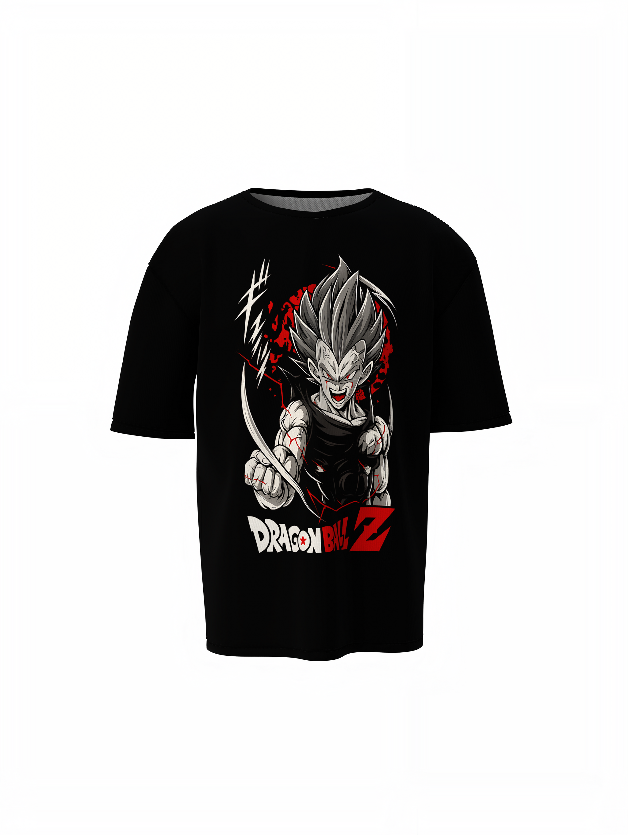 Vegeta Dragonball Oversized T-Shirts