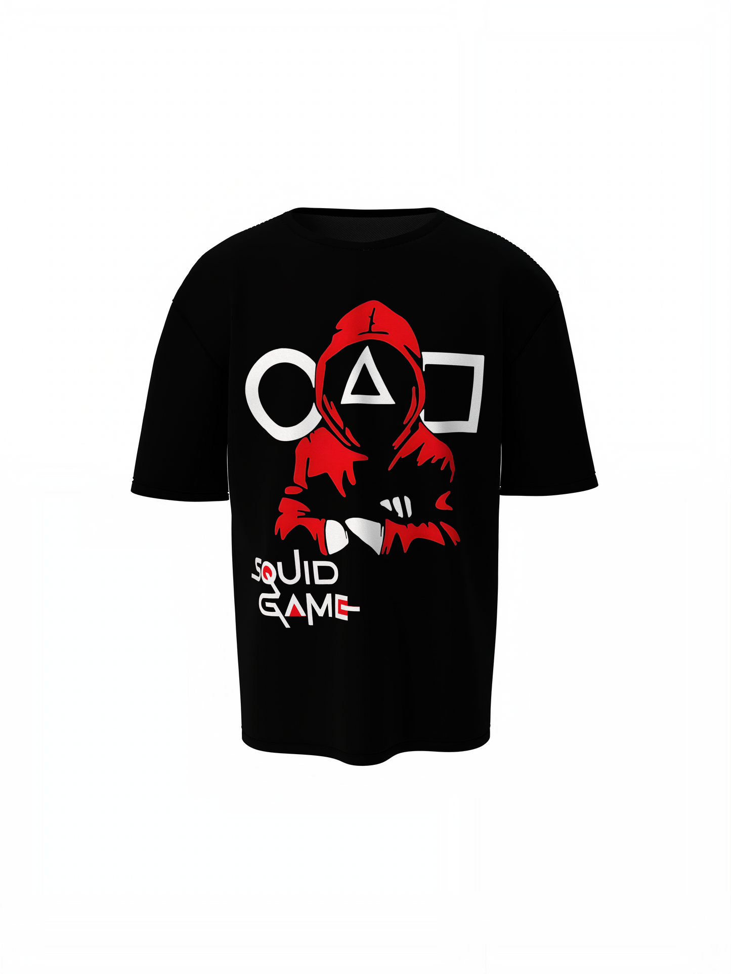 Squid Game Icons Oversized T-Shirt Pop Culture Statement Tee