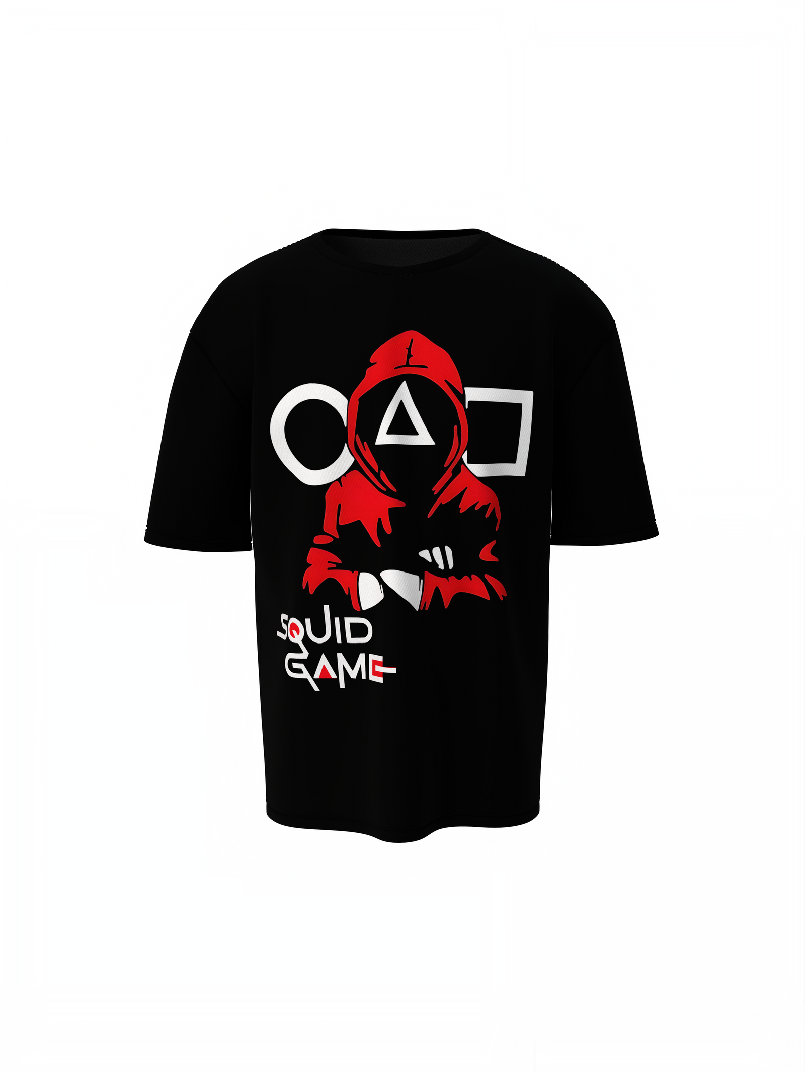 Squid Game Icons Oversized T-Shirt Pop Culture Statement Tee