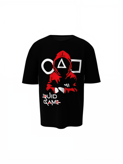 Squid Game Icons Oversized T-Shirt Pop Culture Statement Tee