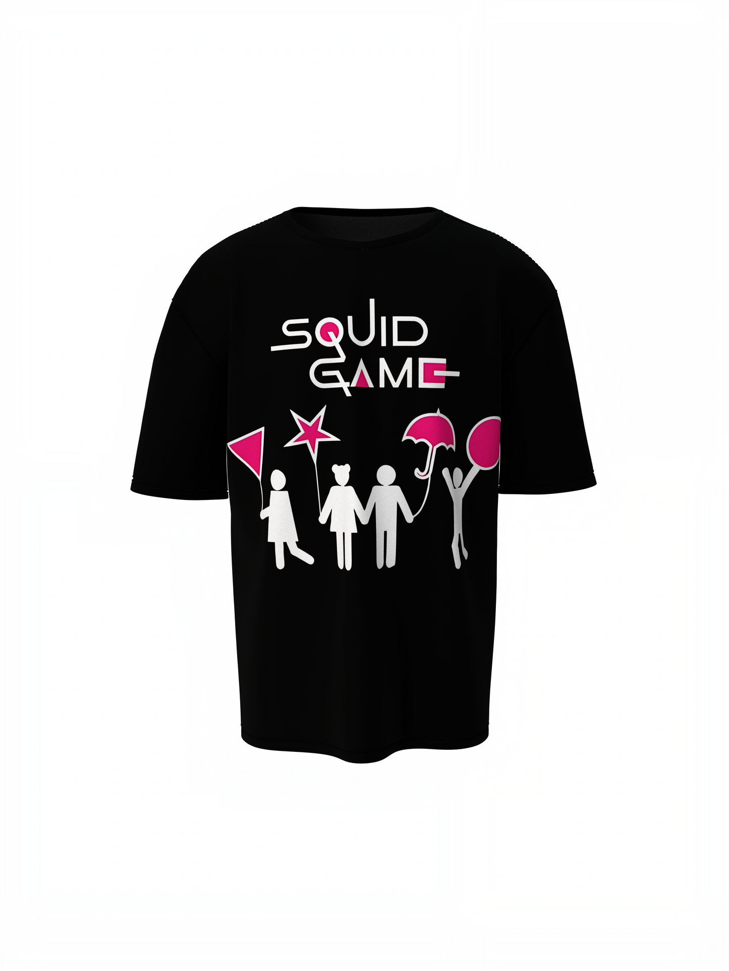 Squid Game Players Oversized T-Shirt Pop Culture Style Wear