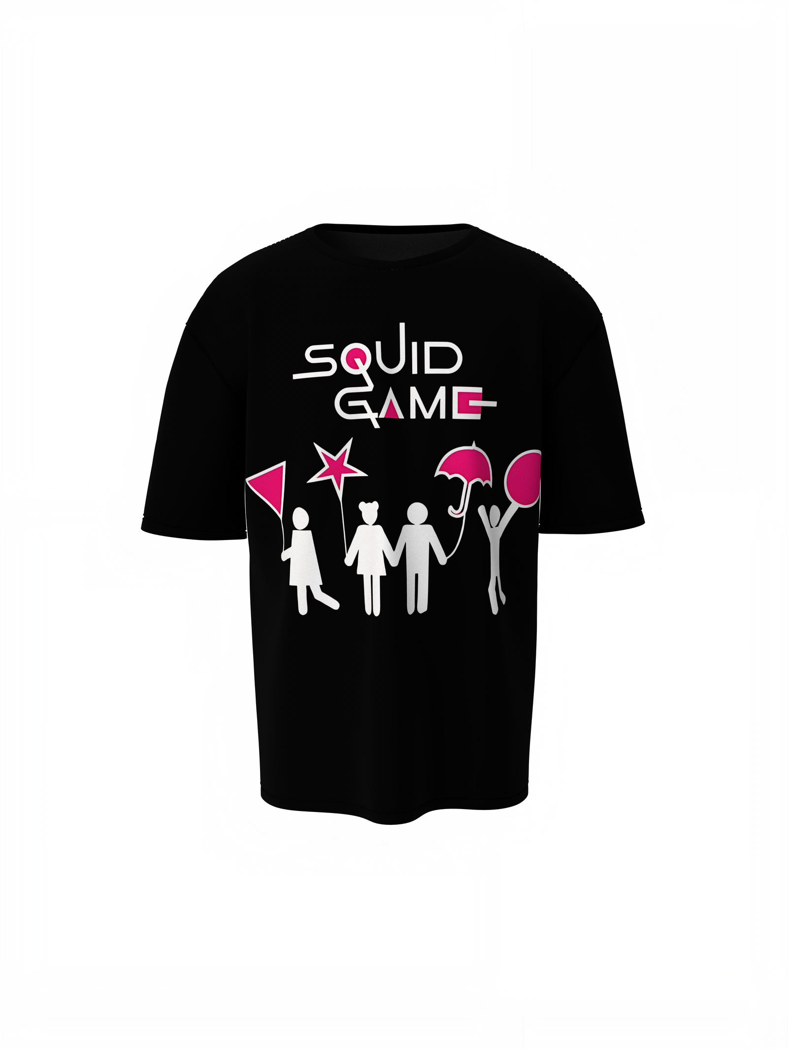 Squid Game Players Oversized T-Shirt Pop Culture Style Wear