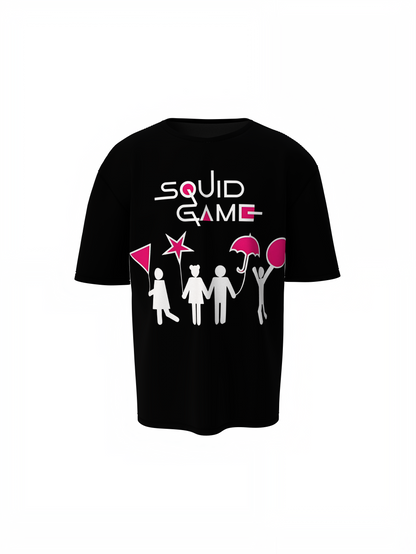 Squid Game Players Oversized T-Shirt Pop Culture Style Wear