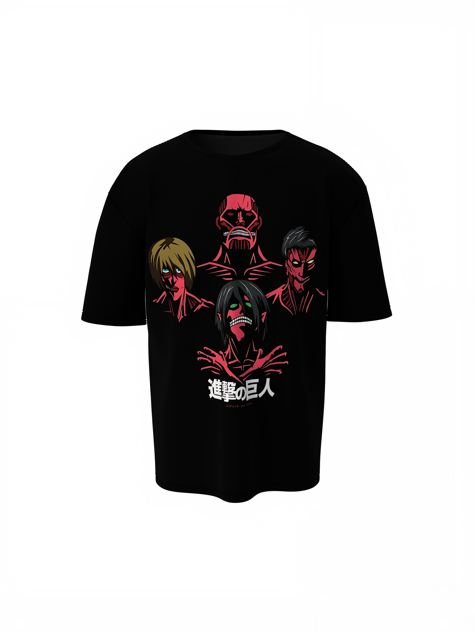 Characters Face Oversized T Shirts Stylish Casual Wear