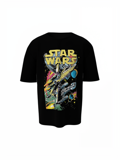 Star Wars Battle Oversized T-Shirts – Galactic Streetwear
