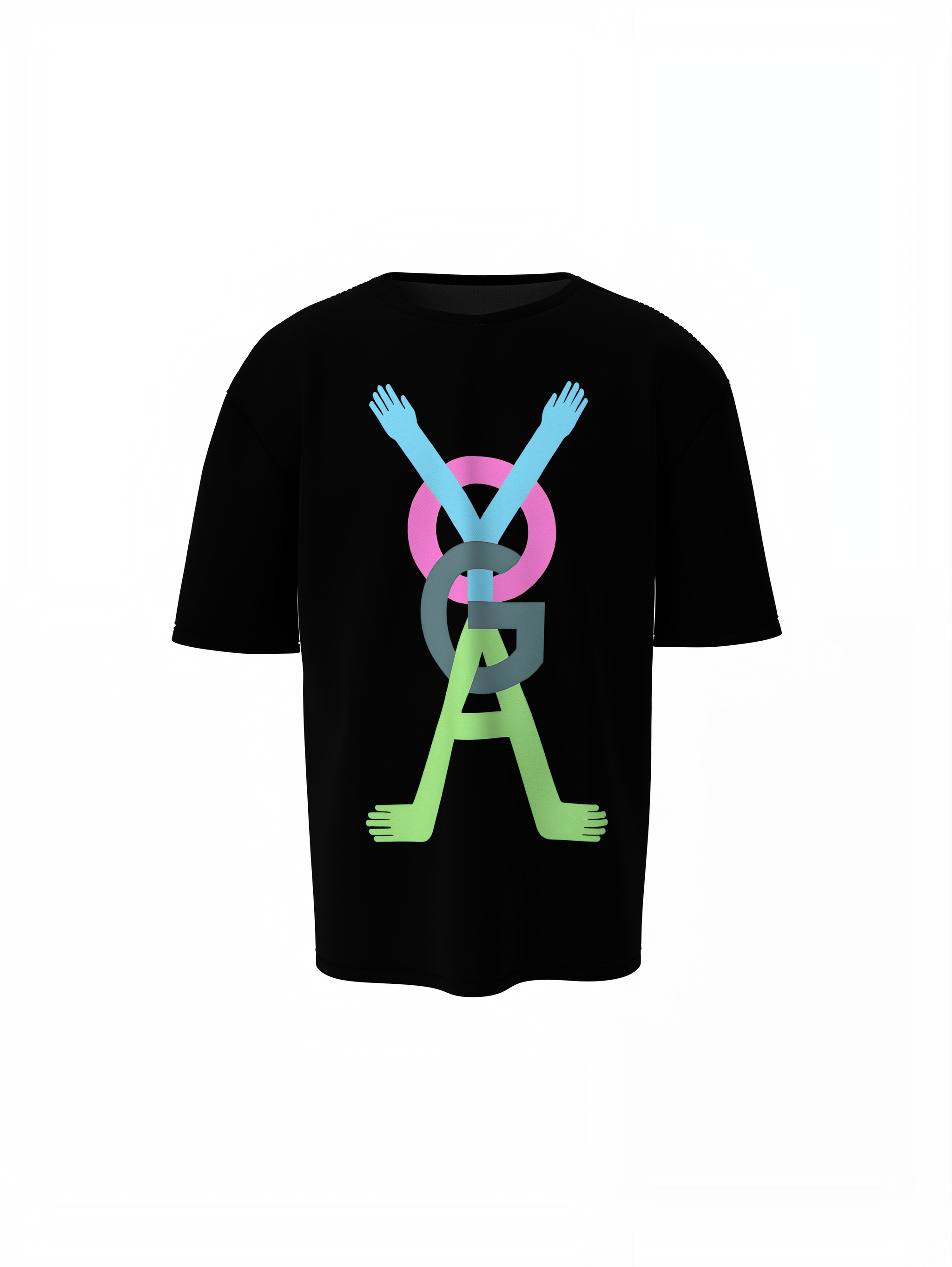 Yoga Graphic Oversized T-Shirt