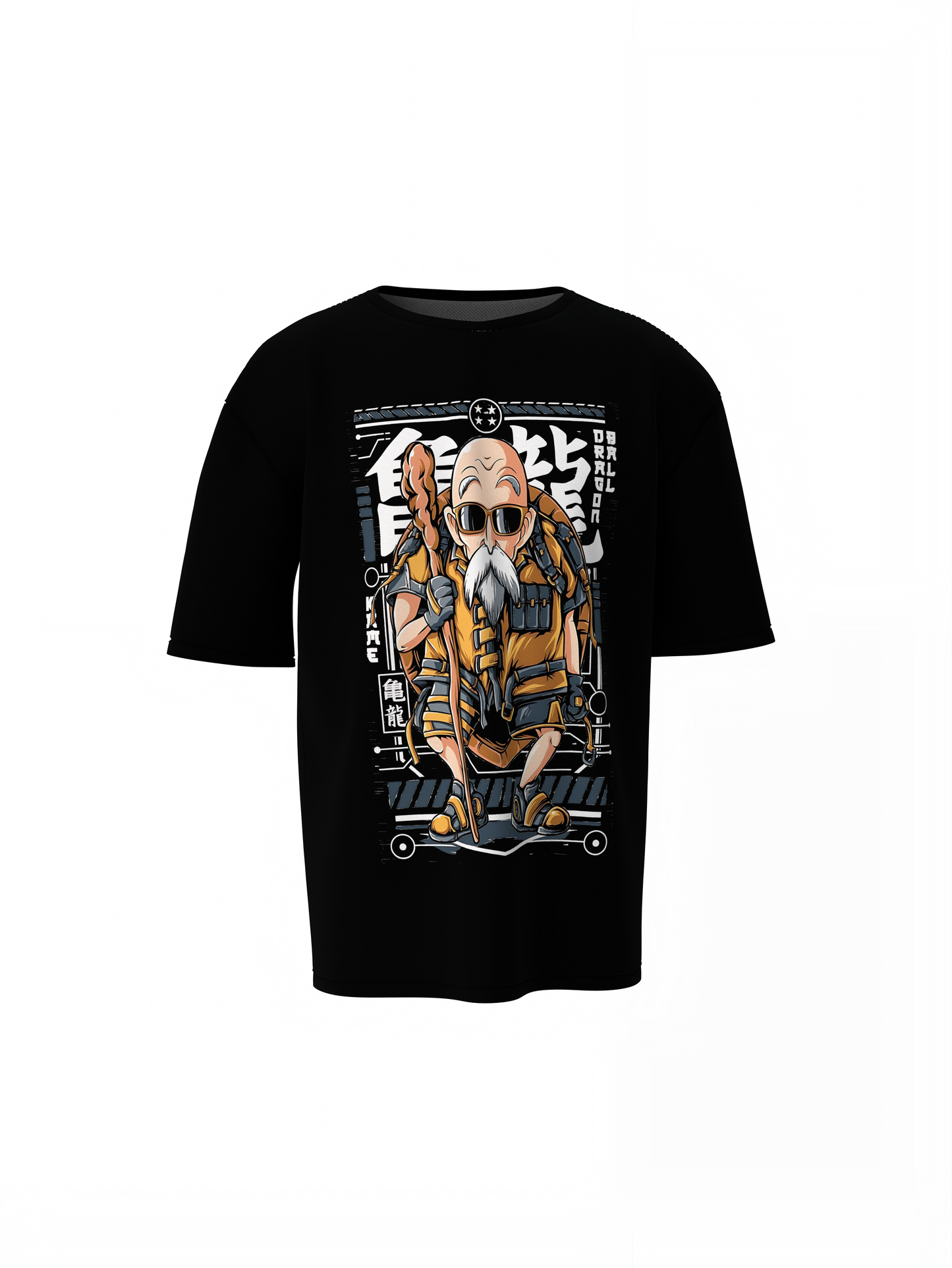 Master Roshi Oversized T-Shirts – Bold Anime Streetwear