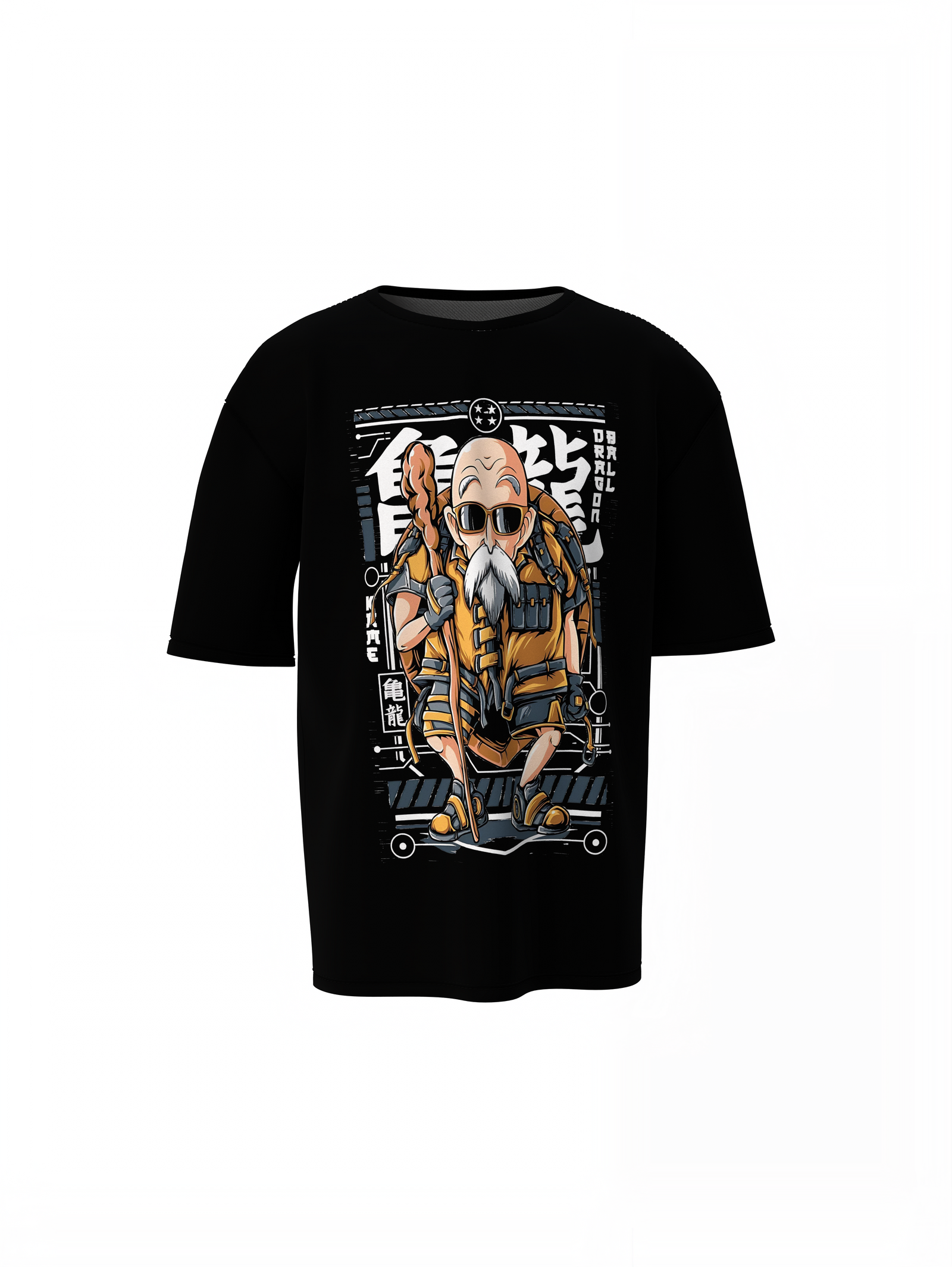 Master Roshi Oversized T-Shirts – Bold Anime Streetwear