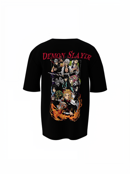 Demon Slayer Oversized T-Shirts – Comfortable Anime Fashion.