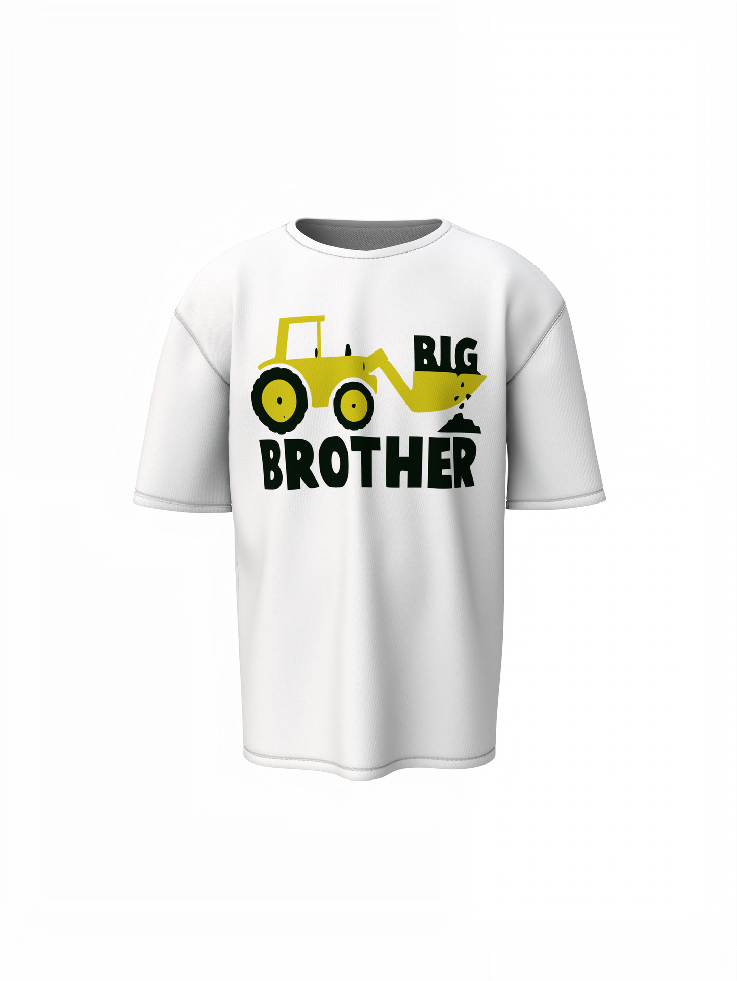 Big Brother JCB Oversized T-Shirt Fun Casual Graphic Tee