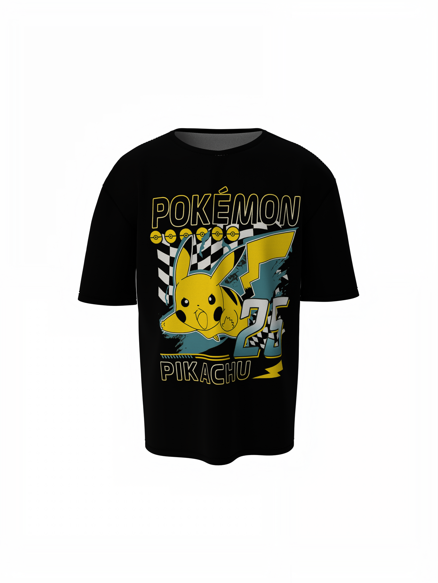 Pikachu 25 Oversized T-Shirts – Iconic Anime Streetwear