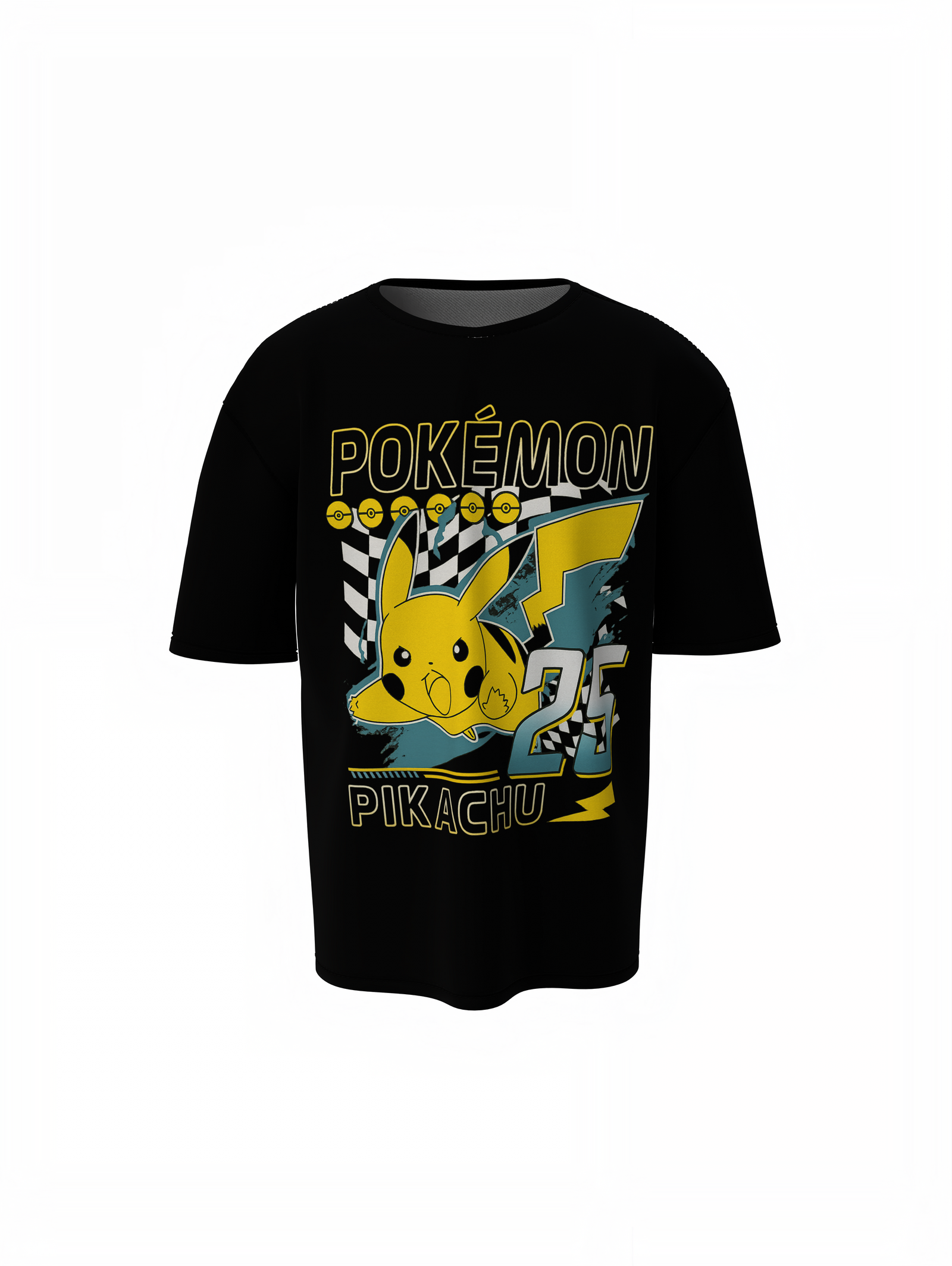 Pikachu 25 Oversized T-Shirts – Iconic Anime Streetwear