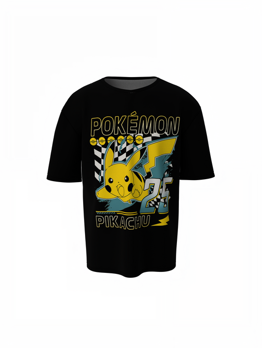 Pikachu 25 Oversized T-Shirts – Iconic Anime Streetwear