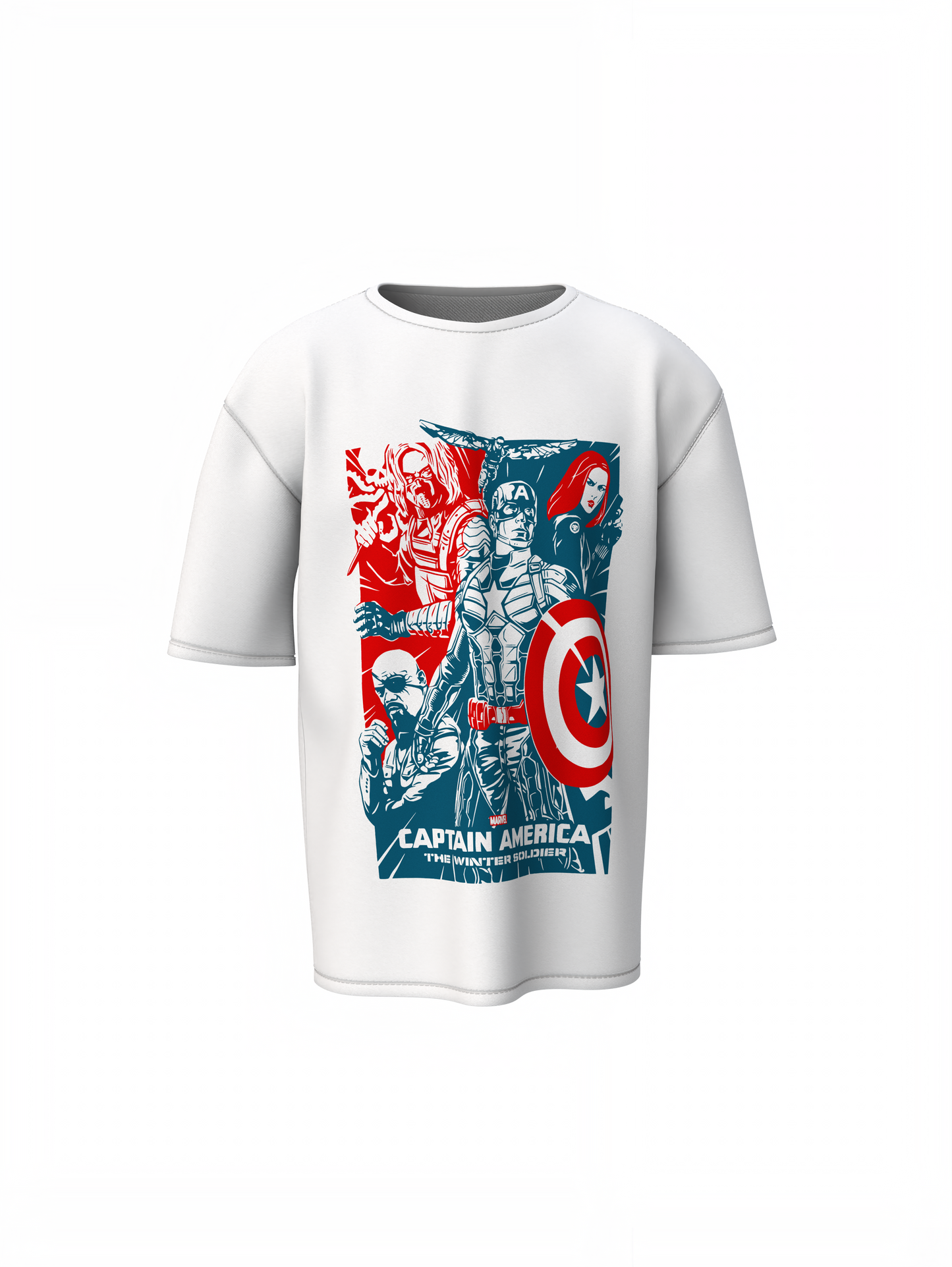 Winter Soldier Oversized T-Shirts
